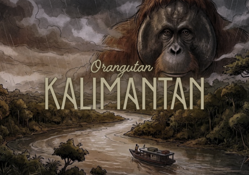 orangutan kalimantan di tanjung puting