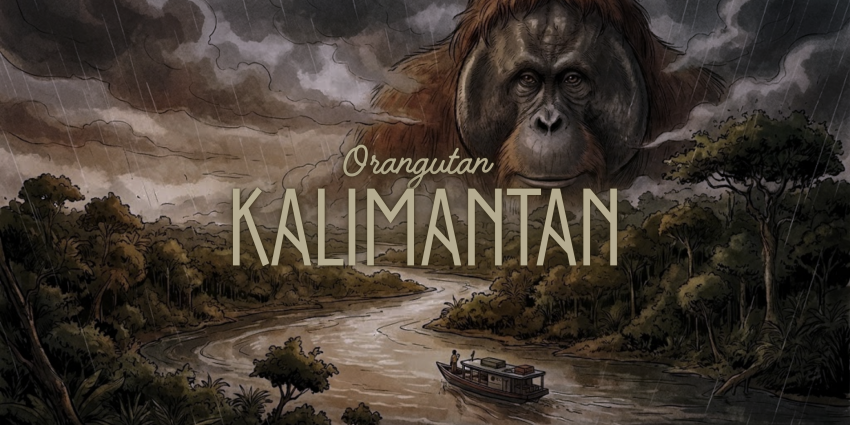 orangutan kalimantan di tanjung puting